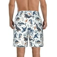 thumbnail image 3 of Kdxio Underwater Animals 1 Pattern Mens Casual Shorts - Drawstring Summer Beach Sports Shorts for Men, 3 of 5