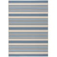 thumbnail image 2 of SAFAVIEH Beach House Henry Striped Indoor/Outdoor Area Rug, Beige/Blue, 4' x 6', 2 of 19