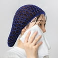 thumbnail image 2 of CSChome Ensemble de Filet de Cheveux au Crochet Filet de Cheveux Tissé à la Main Main Mains Libres Élastique Pratique Bonnet de Douche au Crochet (3 Pcs), 2 of 7