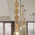 thumbnail image 4 of Gwong Decoración hogareña Cordón de suspensión colgante de la cadena de la cadena de madera maciza de E27 para luces colgantes Gwong 21043095, 4 of 7