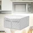 thumbnail image 1 of Housse de Micro-Ondes Housse pour Aliments Rangement Extérieur à la Maison Lavable Anti-Poussière Résistante à la Chaleur Étui de Comptoir pour Four Housse de Four Gris, 1 of 10