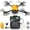 Yellow, variant on SKYROVER X1/Mini Pro Drone Combo with 3 Batteries, 4K Camera 8K/60fps Vertical, 3-Axis Gimbal, SmartGo Shots, 50000ft Transmission, 360°Obstacle Sensing, 96-Min Flight Time, Yellow