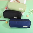 thumbnail image 7 of Pencil Case 3 Compartment Pouch, Large Pencil Case for School, Girls, Teen Boys, Women, Cute Pencil Bag for Office, College (Navy), 7 of 7