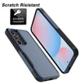 thumbnail image 4 of For Samsung Galaxy S24 FE 5G Case ,2 in 1 Sturdy Phone Case for Galaxy S24 FE 5G 6.7 inch ,Takfox Shockproof Protection Heavy Duty Armor Hard Plastic & Rubber Rugged Full Body Bumper Case Cover,Blue, 4 of 8