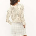 thumbnail image 6 of Wensltd Women's Knit Sweater Cardigan Long Sleeve Open Front Top with Pocket Casual Outwear, 6 of 7