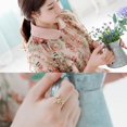 thumbnail image 5 of CTUELOVE Fashion temperament twisted leaves wishful flower opening ring index finger ring female, 5 of 5