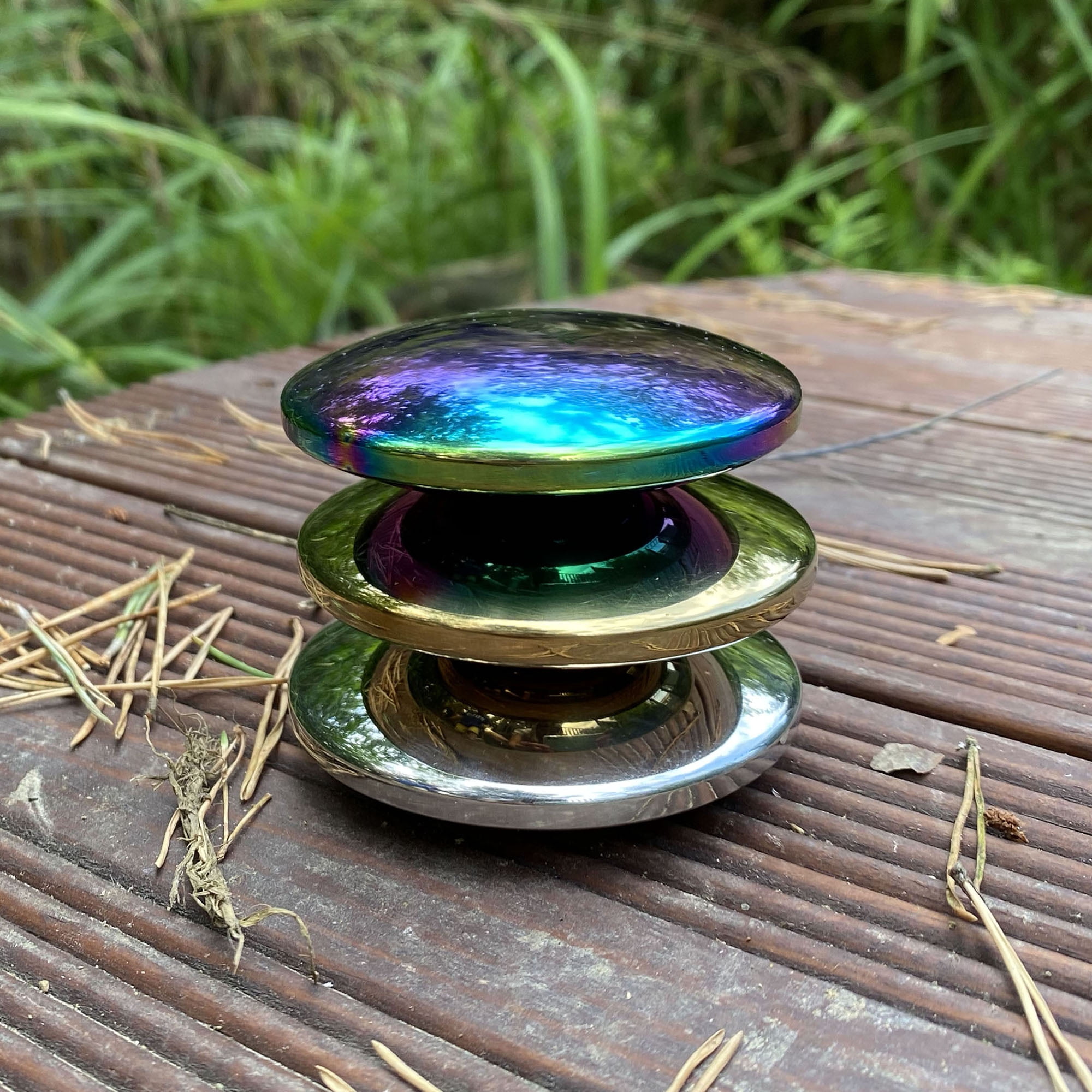 TickiT Sensory Reflective Sound Buttons (Set of 3) - Toddler Sensory Toys & Learning Resources