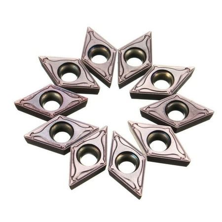 

10Pcs Dcmt11T304 Vp15Tf Dcmt 11T3 Carbide Insert Cnc Lathe Boring Turning Tool