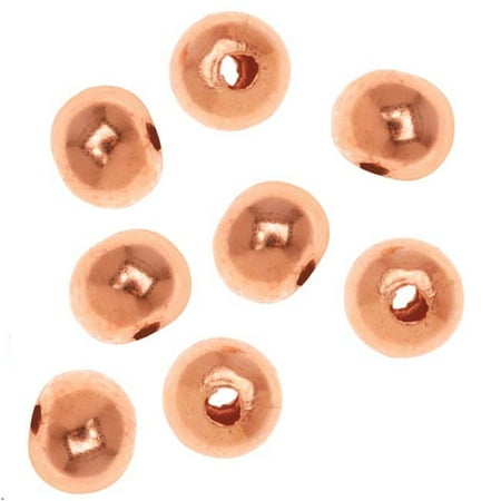 Bright Copper Bead - Bright Genuine Copper Rondelle Beads 4mm x 3mm (100)