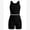 Black, variant on IBTOM CASTLE Girls 2 Piece Tennis Outfit Tank Top Shorts Set Backless Crop Tank Top Crossover Tummy Control Shorts Yoga Workout Activewear with Side Pockets 9-10 Years 浅粉色