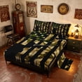 thumbnail image 2 of Manfei Camouflage US Flag Bed Sheets, Hunting Mallard Duck Full Size Sheets, Green Brown Black, Black Reversible 4pcs (1 Flat Sheet, 1 Fitted Sheet and 2 Pillowcases), 2 of 6