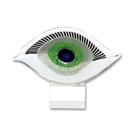 7 Multicolor Glass Art Glass Eye Centerpiece 7 Multicolor Glass Art Glass Eye Centerpiece