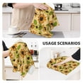 thumbnail image 3 of Disketp Sunflowers Waffle Weave Kitchen Dish Cloth,Super Absorbent Kitchen Dish Towels 16*26 Inches for Dish Rags Washing Dishes, Drying Dishes, 3 of 7
