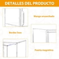 thumbnail image 3 of Vitrina Exhibidor para Pan, Panera Hermetica Transparente con 2 Compartimento. Panera para Pan con Pinzas de acero inoxidable y Papel para Hornear, Para exponer y Almacenar Pan y Pasteles., 3 of 4