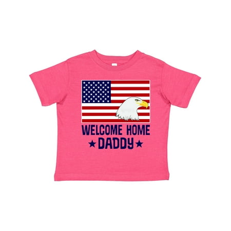 

Inktastic Military Homecoming Welcome Home Daddy Gift Toddler Boy or Toddler Girl T-Shirt