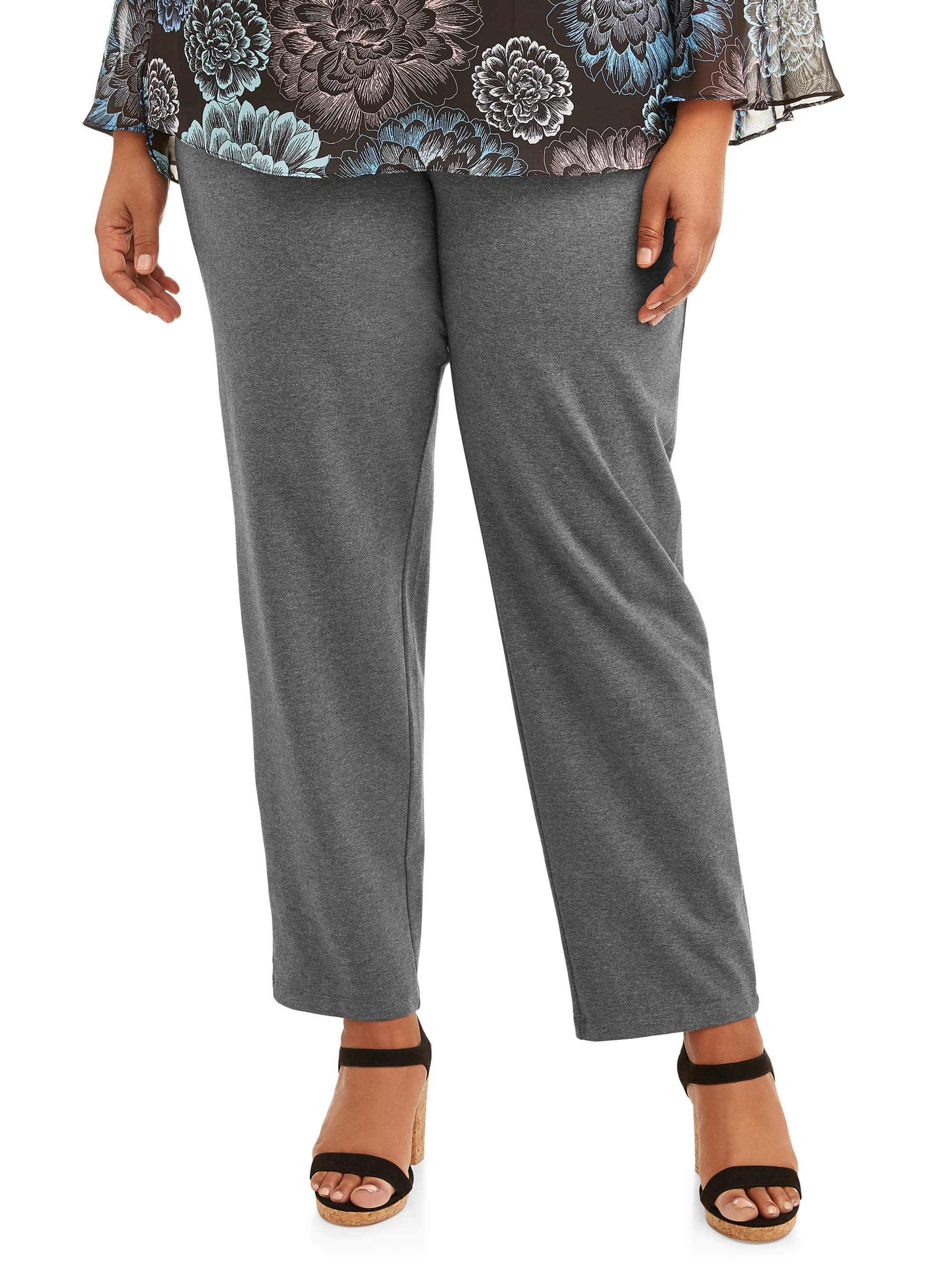 walmart plus size knit pants