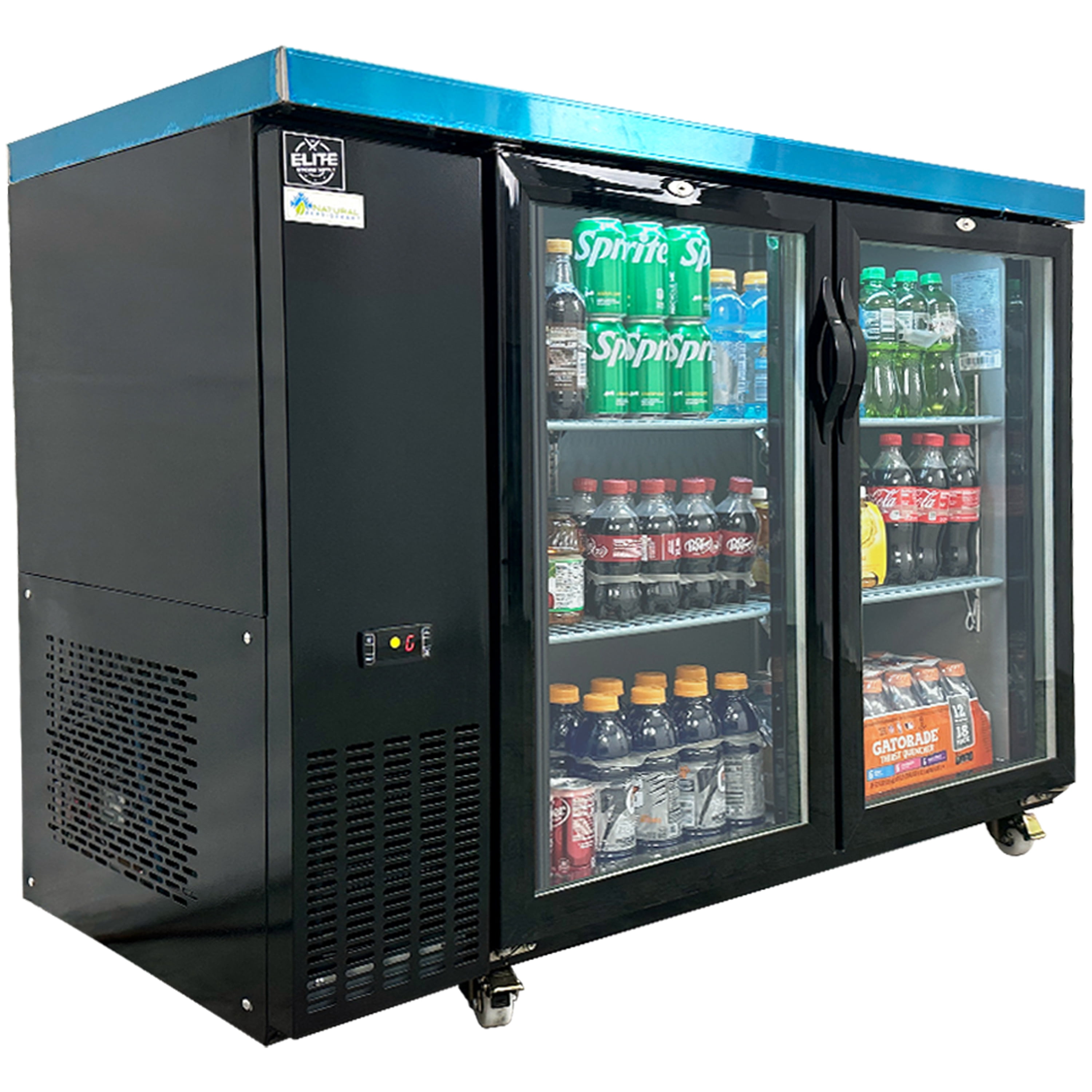 50 in. Commercial Refrigerator 11.3 Cu. Ft. Beer Back Bar Cooler, NSF Beer Fridge, Under Counter Refrigerator