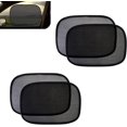 thumbnail image 1 of Car Window Shades for Baby, Double Layer Design Side Glass Transparent Isolation Mesh Screen, Sun Protection and Shade Blocker, Glare Shield Protection,Mesh (4 Pack) -, 1 of 6