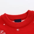 thumbnail image 6 of Staki Sweatshirt for Boy Boys Long Sleeve Crew Neck Sweaters Kids School Lightweight Cable Knit Pullover Sweater Tops (Red,7-8 Years), 6 of 8