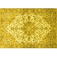 thumbnail image 1 of Ahgly Company Indoor Rectangle Medallion Yellow Traditional Area Rugs, 3' x 5', 1 of 4
