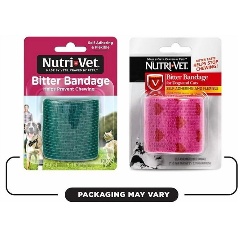 Animal Bandage Bitter Bandage For Dogs Nutri-Vet 2in Bitter