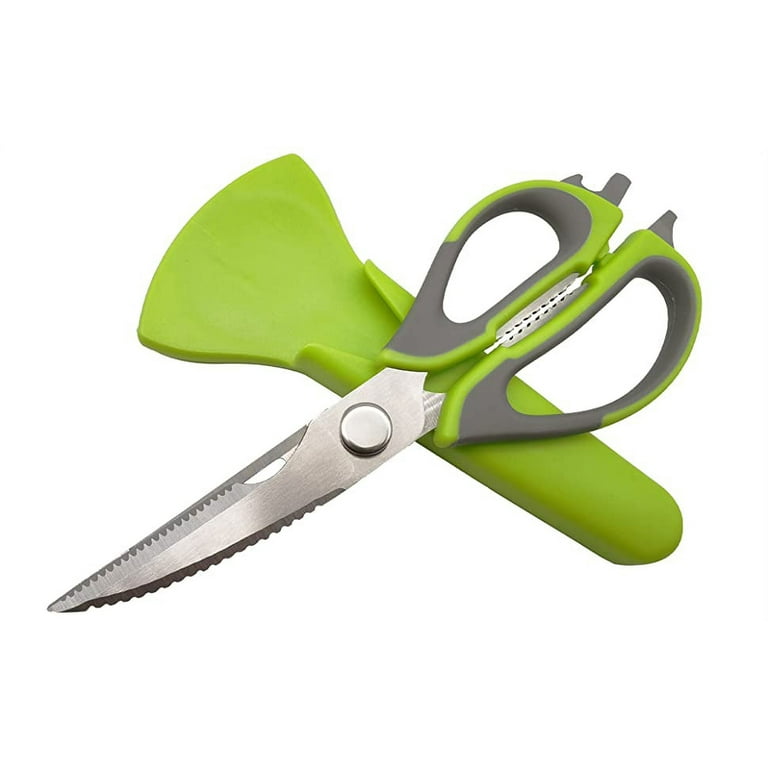 MoveCatcher Kitchen Shears,2-Pack Heavy Duty Kitchen Scissors,Dishwasher  Safe Meat Scissors,Kitchen Scissors for General Use for Chicken/Poultry/Fish/Meat  