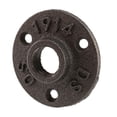 thumbnail image 1 of Conexiones de TuberíA Hierro Fundido Negro 1/2 Pulgada Piso con Rosca, 1 of 5