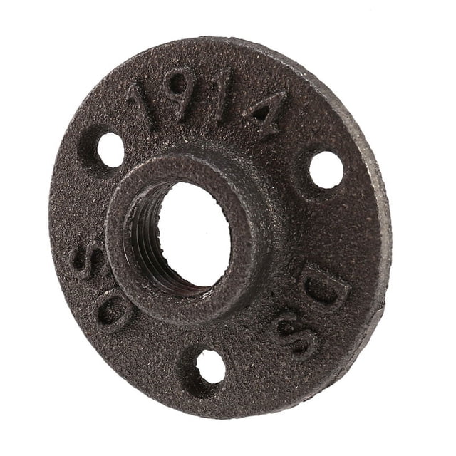 Conexiones de TuberíA Hierro Fundido Negro 1/2 Pulgada Piso con Rosca
