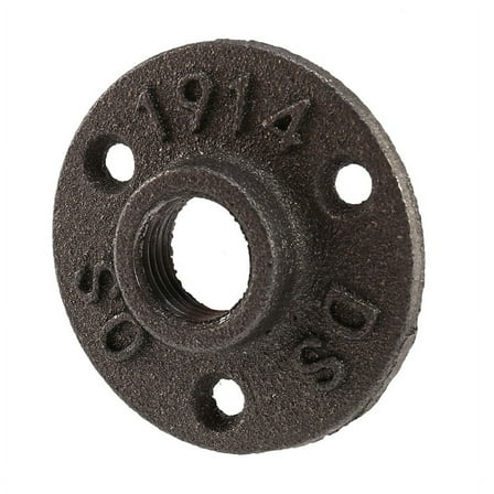 1/2 inch Black Cast Iron Pipe Fittings Floor Flange Threaded