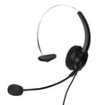 thumbnail image 5 of Auriculares monoaurales de 3,5 mm para empresas, cómodos y ajustables, con micrófono para teléfonos y portátiles, 5 of 5