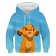 thumbnail image 1 of Ropa neutra de secado rápido, sudadera con capucha divertida, sudadera con capucha de dibujos animados, sudadera con capucha para niños, ropa para niños Lion King110 zhangyuxiang CONDUJO, 1 of 2