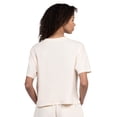 thumbnail image 2 of Women's Starter Cream San Francisco 49ers Pastel Travel Boxy Cropped T-Shirt, 2 of 3