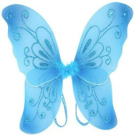 Cutie Collection Sparkling Fairy Costume Wings Select Costume, Blue