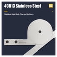 thumbnail image 6 of 360 Degree Universal Angle Ruler Bevel Protractor Angle Measuring Instrument With Magnifying Glass Goniometer Woodworking Tools, 6 of 8