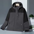 thumbnail image 3 of HUITKMM Spring Jackets for Women Women's Lightweight Windproof Breathable Outdoor Jacket for Couples, 3 of 5