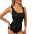 thumbnail image 2 of Clearance Rciityk Bodysuit for Women Tummys Control Seamless Tops Compression Butt Lifting Shapewear Soft Crew Neck Body Shaper - Spring/Summer Savings Clearance, 2 of 5
