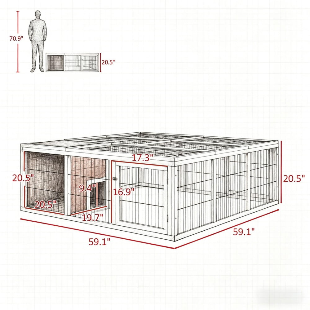 Small Animal Playpen Cage