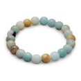 thumbnail image 1 of Precious Stars Amazonite 8-mm Beaded Unisex Stretch Bracelet, 1 of 2