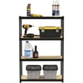 thumbnail image 3 of Lorell Shelving, Riveted, Steel, 30"x12"x48", Black (LLR66963), 3 of 3