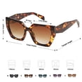 thumbnail image 4 of Gafas de sol SOJOS SJ2205 Polarized Cateye Brown para mujer, 4 of 5