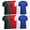 (Navy & Charcoal & Red & White & Royal) X2, variant on Men's Short Sleeve Crew Neck Cotton Blend Classic Tee (S-3XL) 10 Pack