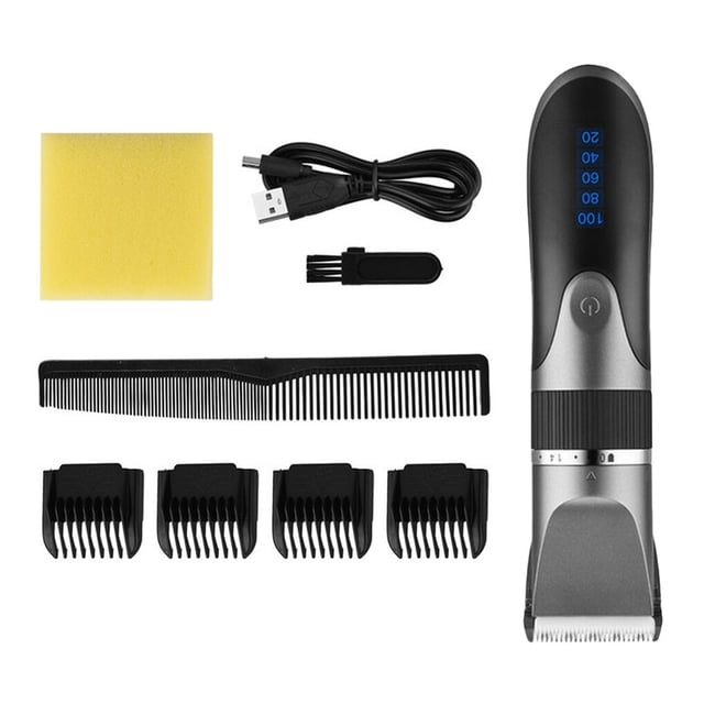 Cortadora de Cabello Eléctrica Qarigey Recargable Gris