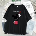 thumbnail image 1 of Camiseta de Disney para hombre y mujer, camiseta de Mickey, marido, esposa, linda pareja, Tops casuales Harajuku de manga corta, 1 of 5