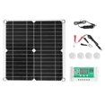 thumbnail image 1 of 40W 18V Monocrystalline Silicon Flexible Solar Panel with 10A Solar Charge Controller for Outdoor, 1 of 4