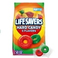 thumbnail image 3 of (3 pack) LIFE SAVERS Hard Candy, 5 Flavors Individually Wrapped Fruit Candy, Party Size, 50 oz Bag, 3 of 17