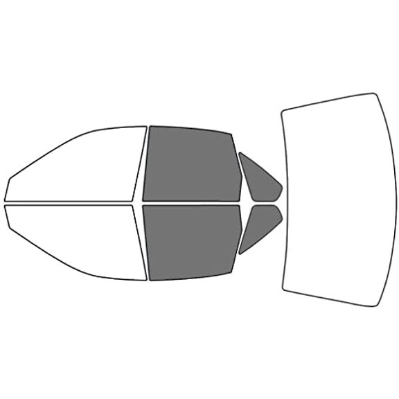 Avery Dennison NR Nano Ceramic IR Window Tint Kit Compatible with Chevrolet Impala 1995-1996 - Back