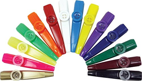 Kazoo　559 Lyons 5-pack Classic American Kazoos, Black, Made from Medical