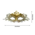 thumbnail image 3 of Shiny Rhinestone Masquerade Carnival Party Accessory for Men and Women Elegant Halloween Decoration, 3 of 3
