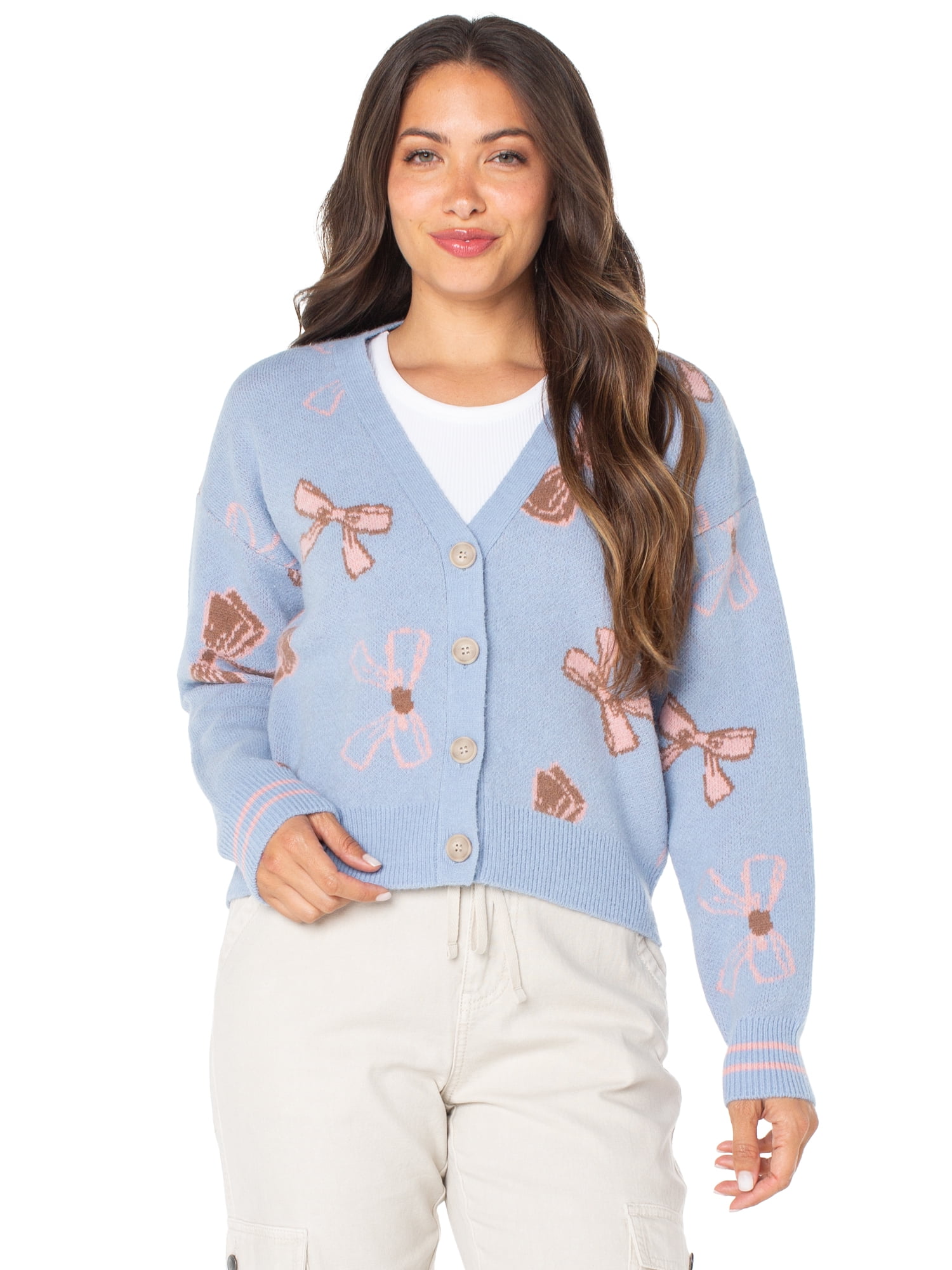 Celebrity Pink Juniors Long Sleeve Cardigan, Sizes XS-XXXL