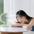 thumbnail image 4 of Binwennn Rechargeable Fan Function Circulation Fan Rotating Folding Fan With Night Light Air Circulation Fan Four Speed Adjustable Wind Speed Three Speed Adjustable Light Fans Oscillating Quiet Wall, 4 of 6
